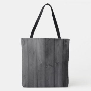 Dark Gray Imitats Wood Tasche