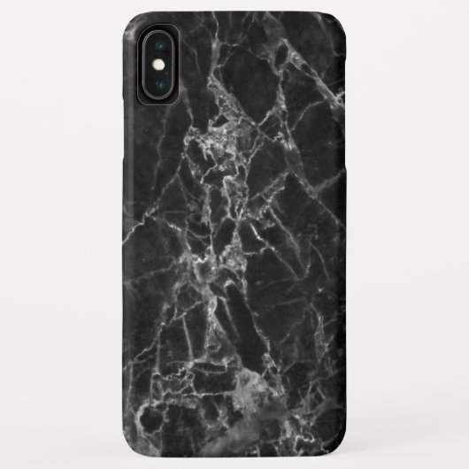 Dark Gray Marble Case-Mate iPhone Hülle (Rückseite)