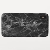 Dark Gray Marble Case-Mate iPhone Hülle (Rückseite (Horizontal))