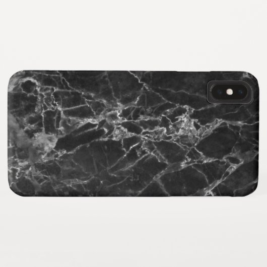 Dark Gray Marble Case-Mate iPhone Hülle (Rückseite (Horizontal))