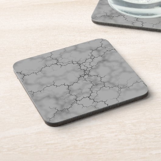 Dark Gray Marble Untersetzer (Linke Seite)