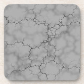 Dark Gray Marble Untersetzer (Vorderseite)