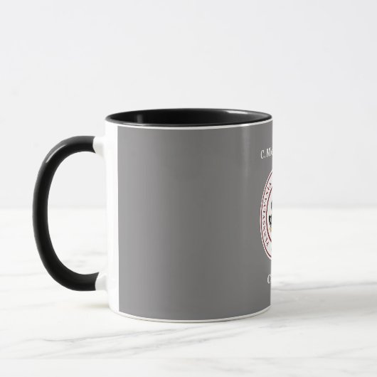 + DARK GRAY PMC SIEGEL TASSE - 11 ODER 15 OZ (Links)