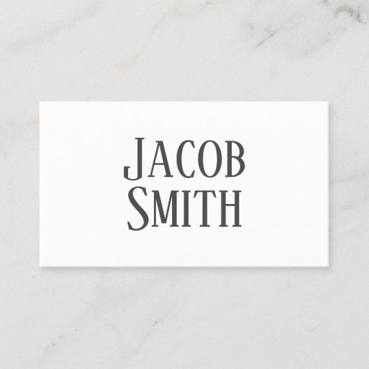 Dark Gray Science Fiction Author Visitenkarte (Vorderseite)