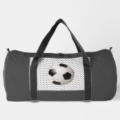 Dark Gray Soccer Ball Duffle Bag (Rückseite)