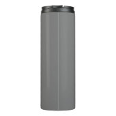 Dark Gray Stylized Wedding Bridesmaid Thermosbecher (Rückseite)
