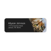 Dark Gray & Tabby Cat Address Labels (Vorne)