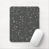 Dark Gray Terrazzo Muster Mousepad (Mit Mouse)