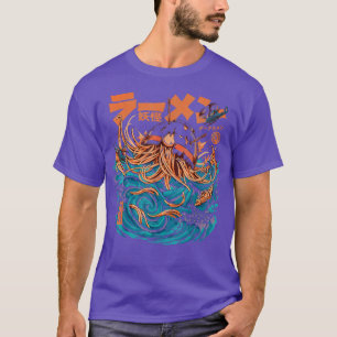 Dark Great Ramen Off Kanagawa Ramen Monster Japane T-Shirt
