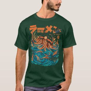 Dark Great Ramen Off Kanagawa Ramen Monster Japane T-Shirt