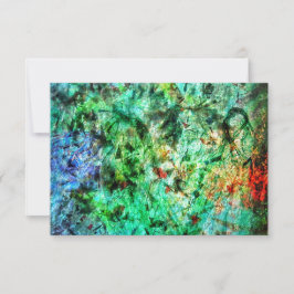 Dark green abstract invitation,Calm green abstract Einladung