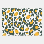 Dark Green and Gold Football Playbook Patterns Geschenkpapier Set (Vorderseite 2)