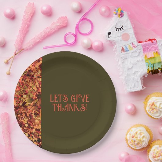 Dark Green Ansammlung Happy Pappteller (Party)