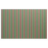 Dark Green, Aquamarine & Brown Lines Muster Stoff (Yard (91,4 cm))