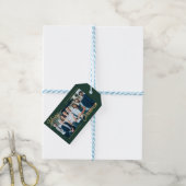 Dark Green Business Team Foto Company Xmas Geschenkanhänger (Mit Garn)