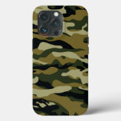 Dark Green Camo Case-Mate iPhone Hülle (Rückseite)