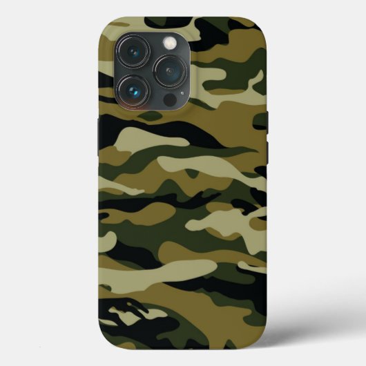 Dark Green Camo Case-Mate iPhone Hülle (Rückseite)