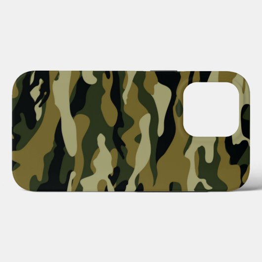 Dark Green Camo Case-Mate iPhone Hülle (Rückseite (Horizontal))