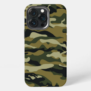 Dark Green Camo iPhone 13 Pro Hülle