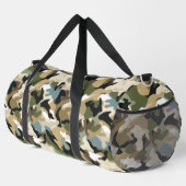Dark Green Camouflage Duffle Bag (Rechte Ecke)