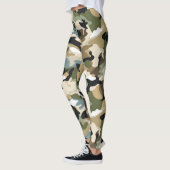 Dark Green Camouflage Leggings (Links)