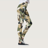 Dark Green Camouflage Leggings (Rechts)