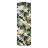 Dark Green Camouflage Thermosbecher (Rückseite)