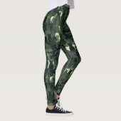 Dark Green Cat Camouflage Leggings (Rechts)