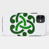 Dark Green Celtic Knot Case-Mate iPhone Hülle (Rückseite (Horizontal))