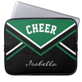Dark Green Cheerleader Cheerleader Cheer Laptopschutzhülle