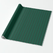 Dark Green Christmas - Stripe Nostalgia Geschenkpapier (Ungerollt)