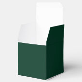 Dark Green Classic Favor Box Geschenkschachtel (Geöffnet)