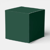 Dark Green Classic Favor Box Geschenkschachtel (Rückseite)