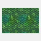 Dark Green Dragon Scales Geschenkpapier Set (Vorderseite)