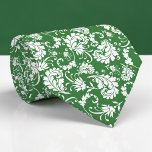 Dark Green Floral Pattern Custom Necktie Krawatte<br><div class="desc">This custom necktie features a sophisticated floral pattern, making it a stylish and unique accessory. It's perfect for adding a touch of personality to any outfit, whether it's for a special occasion or everyday wear. The high-quality fabric ensures a comfortable and long-lasting wear, and the custom design allows you to...</div>