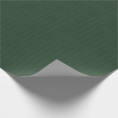 Dark Green Herringbone Muster Wrapping Paper Roll Geschenkpapier (Ecke)