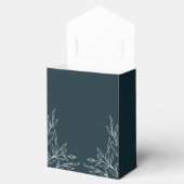 Dark Green Leaf Motif Happy Thanksgiving Geschenkschachtel (Geöffnet)