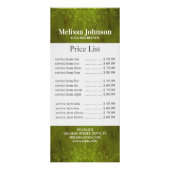 Dark Green Mandala Yoga Meditation Business Werbekarte (Vorne)