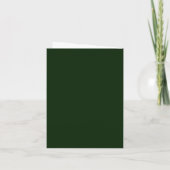 Dark green moody nature theme with ferns karte (Rückseite)
