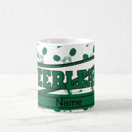 Dark Green personalisiert Cheerleader-Tasse Kaffeetasse