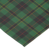 Dark Green Scottish Clan Kariert Tartan Tischdecke (Schrägansicht)