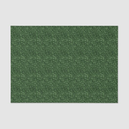 DARK GREEN SEQUINS TISSUE WRAPPING PAPIER (Vorderseite)