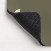 Dark Green Simple Mouse Pad Mousepad (Ecke)