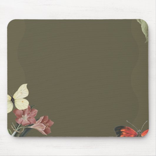 Dark Green Simple Mouse Pad Mousepad (Vorne)