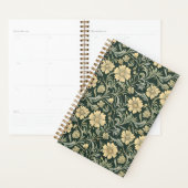 Dark green stylized yellow flowers  pattern  planer (Anzeige)