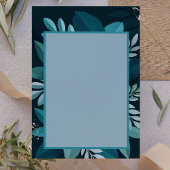 Dark Greenery Elegant Post-it Klebezettel