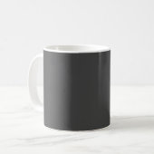 Dark Grey, Black Eel Mug Kaffeetasse (Vorderseite Links)