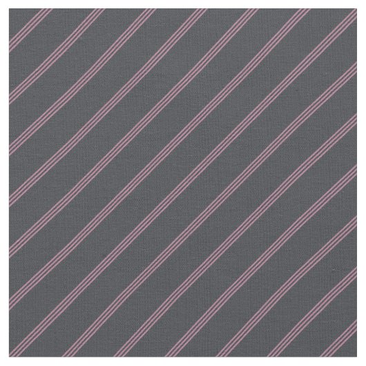 Dark Grey & Pink Stripes Stoff (Nahaufnahme)