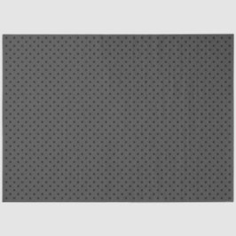 Dark Grey With Black Polka Dots Seidenpapier