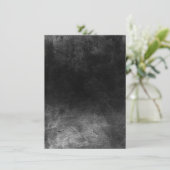 Dark Grunge - B&W Save The Date (Stehend Vorderseite)